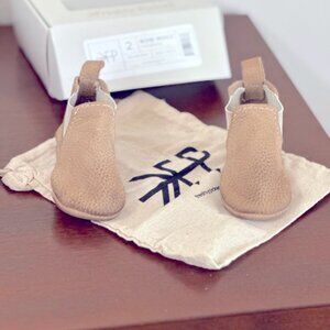 Freshly Picked Weathered Brown Chelsea Boot Baby Shoe Size 2